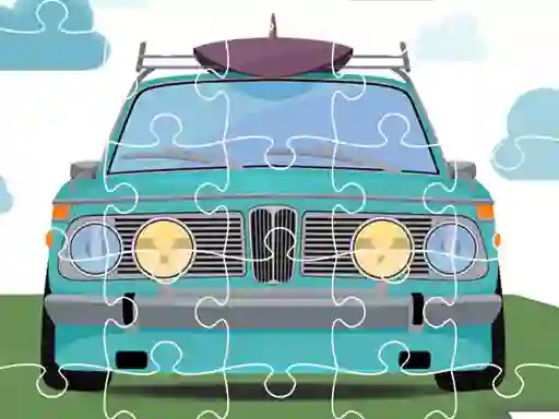 Joc Retro Cars Jigsaw on-line