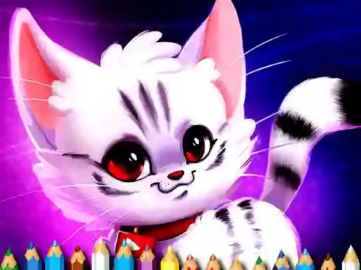 Joc Cute Kitty Coloring on-line