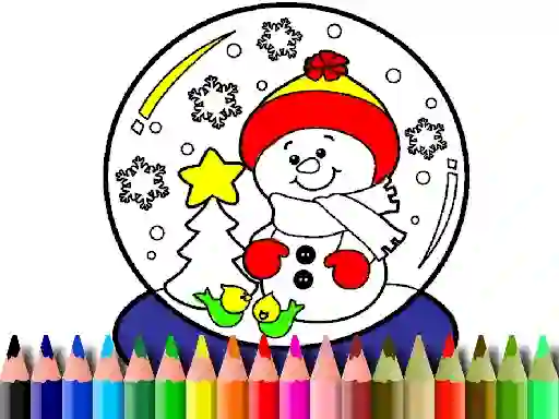 Joc Back To School: Christmas Coloring Book on-line