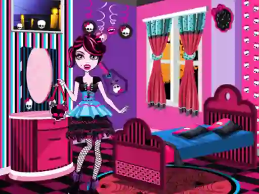 Joc Monster Doll Room Decoration on-line