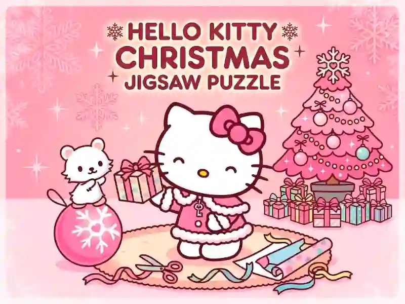 Joc Hello Kitty Christmas Jigsaw Puzzle on-line