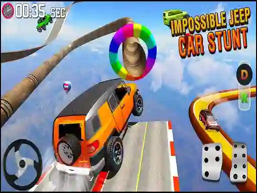 Joc GT Jeep Impossible Mega Dangerous Track on-line