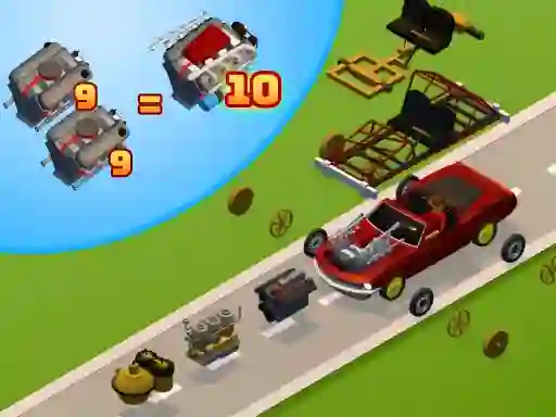 Joc Idle Drive: Merge, Upgrade, Drive on-line
