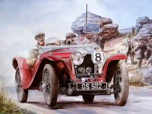 Joc Vintage Cars Puzzle on-line