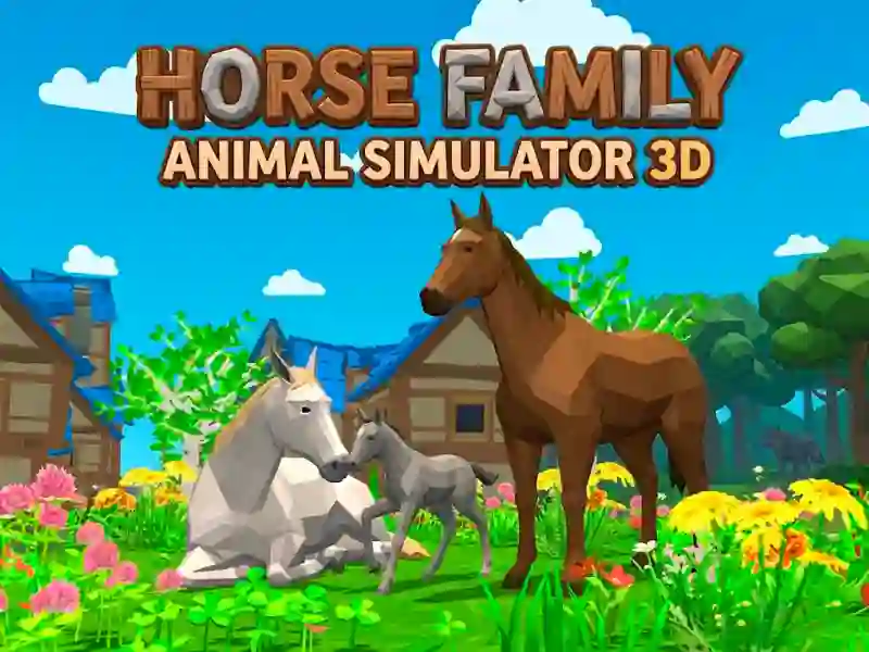 Joc Horse Family Animal Simulator 3D on-line