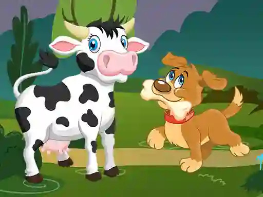 Joc Domestic Animals Memory on-line