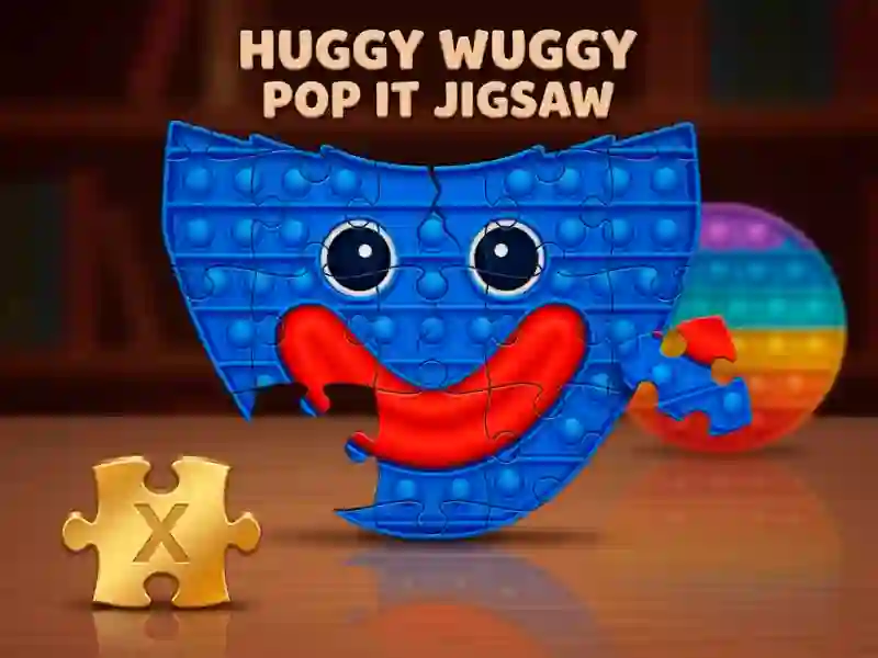 Joc Huggy Wuggy Pop It Jigsaw on-line