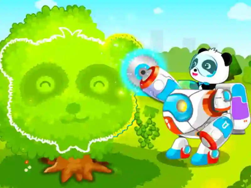 Joc Little Panda Green Guard on-line