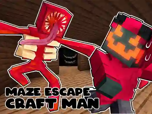 Joc Maze Escape: Craft Man on-line