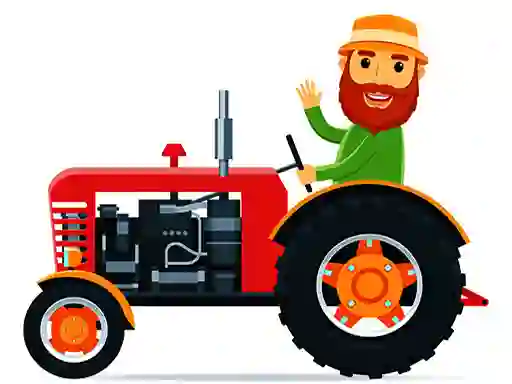 Joc Cartoon Farm Traktors on-line