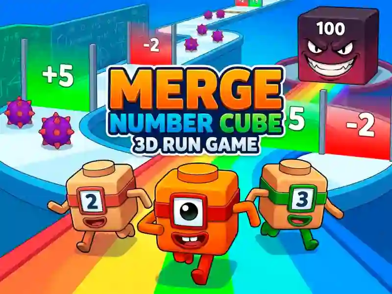 Joc Merge Number Cube 3d Run Game on-line