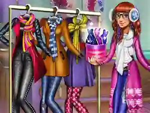 Joc Tris Winter Fashion Dolly Dress Up on-line