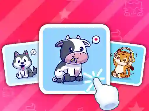 Joc Cute Animal Cards on-line
