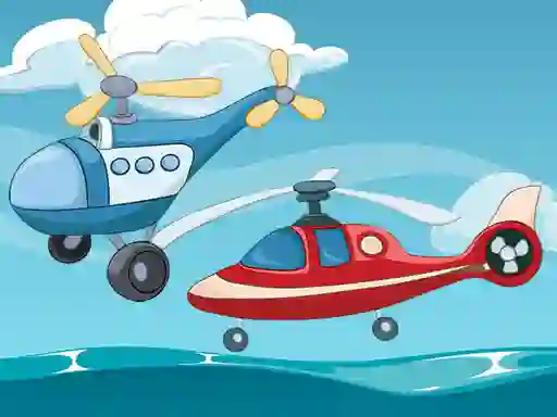 Joc Funny Helicopter Memory on-line