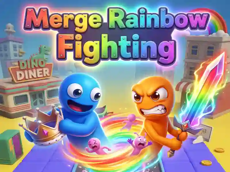 Joc Merge Rainbow Fighting on-line