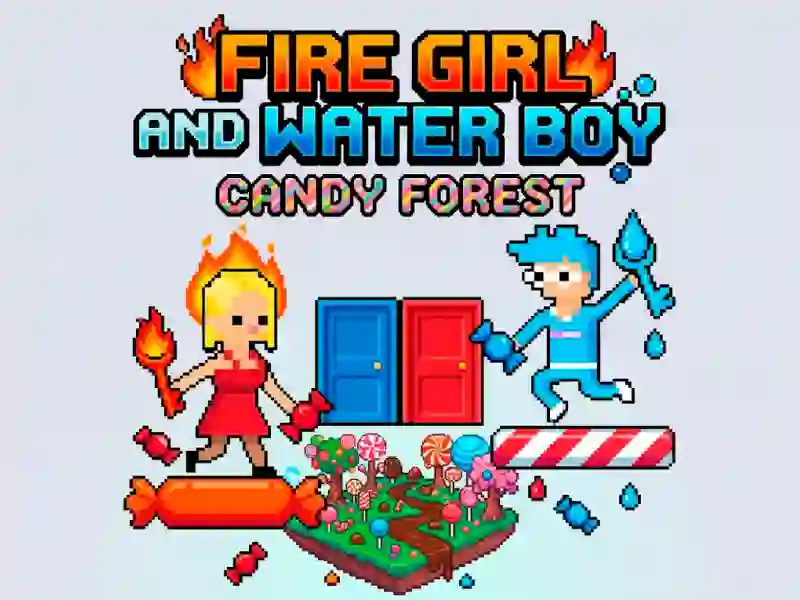 Joc Fire Girl and Water Boy Candy Forest on-line