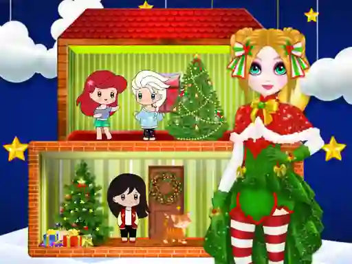 Joc Christmas Puppet Princess House on-line