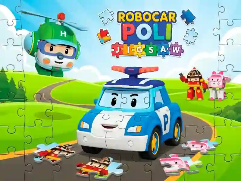 Joc Robocar Poli Jigsaw on-line