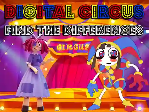 Joc Digital Circus Find The Differences on-line