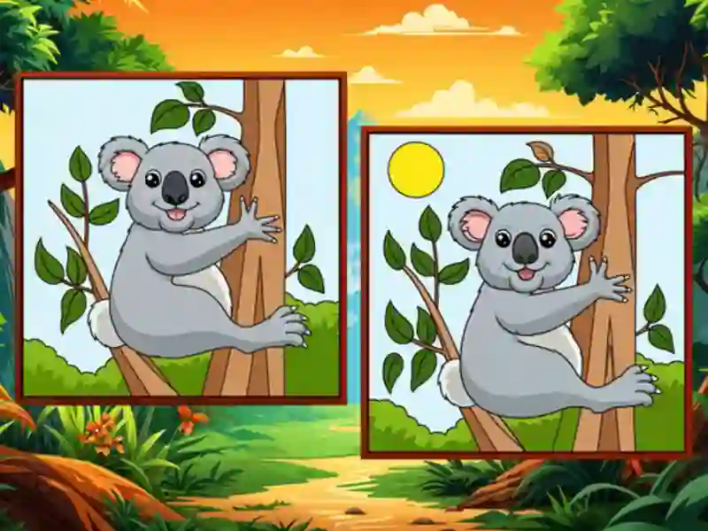 Joc Animal: Find The Differences on-line