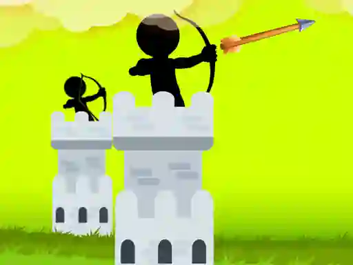 Joc Stickman Archer Castle on-line