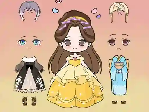 Joc Vivi Doll Dress Up on-line