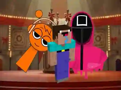 Joc Nextbots on Minecraft Squid Game Sprunki on-line