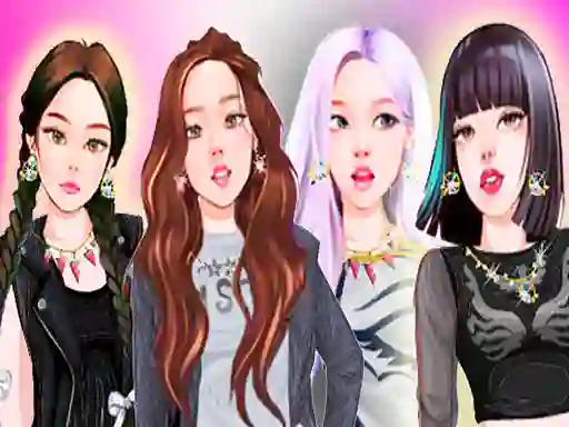 Joc BlackPink Dress Up on-line