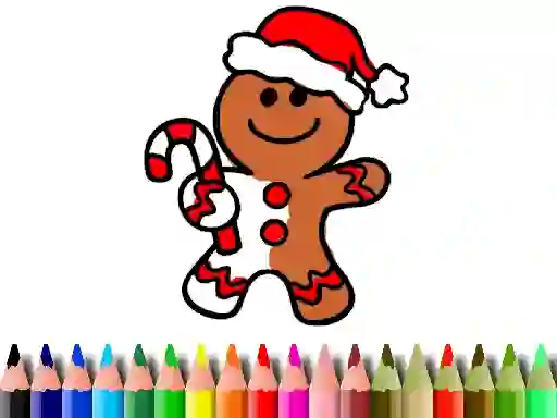 Joc Back To School: Christmas Cookies Coloring on-line