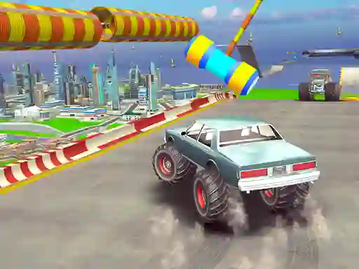 Joc Impossible Monster Truck Race on-line