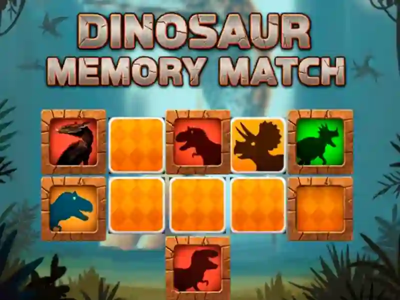 Joc Dinosaur Memory Match on-line