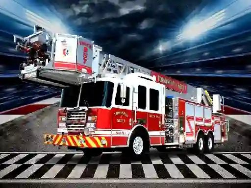 Joc Fire Trucks Puzzle on-line