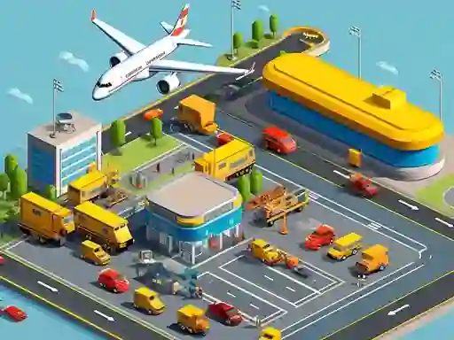Joc Taxi Empire Airport Tycoon on-line