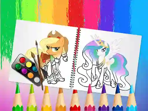 Joc Sweet Pony Coloring Book on-line