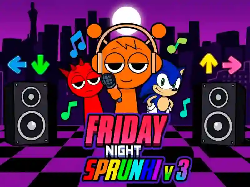 Joc Friday Night Sprunki v 3 on-line