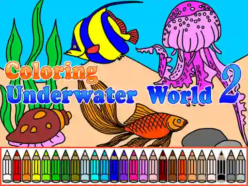 Joc Сoloring Underwater World 2 on-line