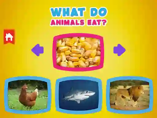Joc What Do Animals Eat? on-line