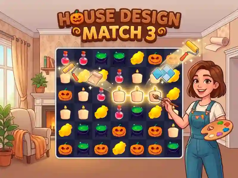 Joc House Design Match 3 on-line