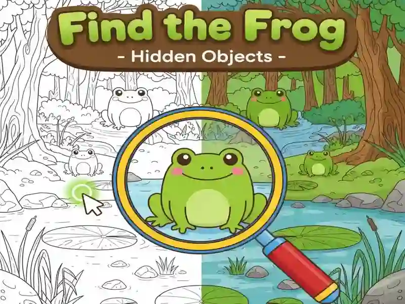 Joc Find the Frog Hidden Objects on-line