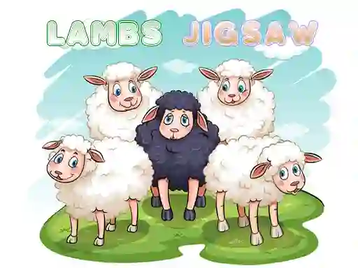 Joc Lambs Jigsaw on-line
