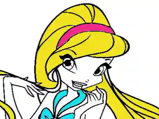 Joc Winx Coloring book on-line