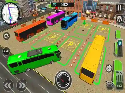 Joc Bus City Parking Simulator on-line