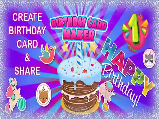 Joc Birthday Card Maker on-line