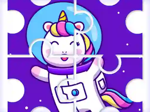 Joc Cute Rainbow Unicorn Puzzles on-line