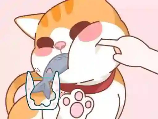 Joc Happy Cat Puzzle on-line