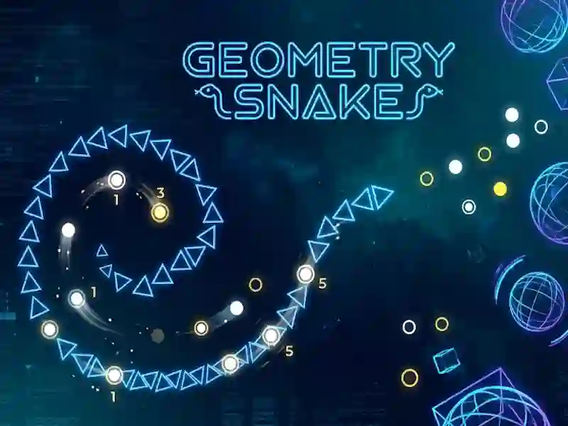 Joc Geometry Snake on-line