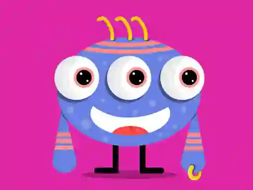 Joc Cute Little Monsters Memory on-line