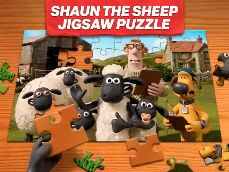 Joc Shaun the Sheep Jigsaw Puzzle on-line