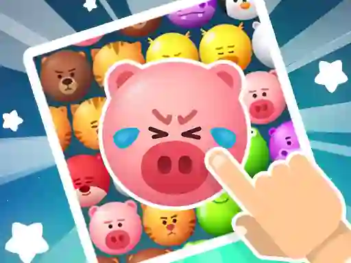 Joc Crazy Zoo Swipe Match 3 Puzzle on-line