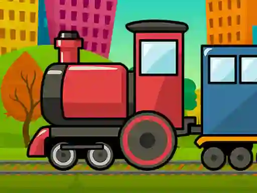 Joc Train Jigsaw on-line